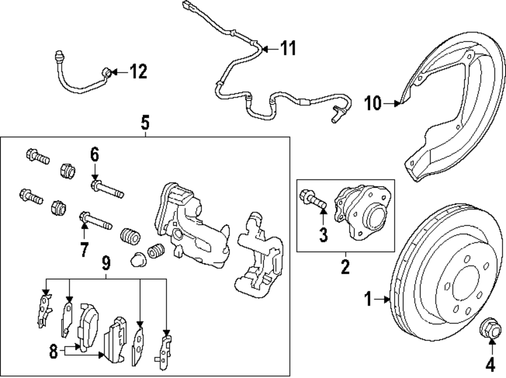 Genuine Nissan Caliper Assembly D4000-7JA0A