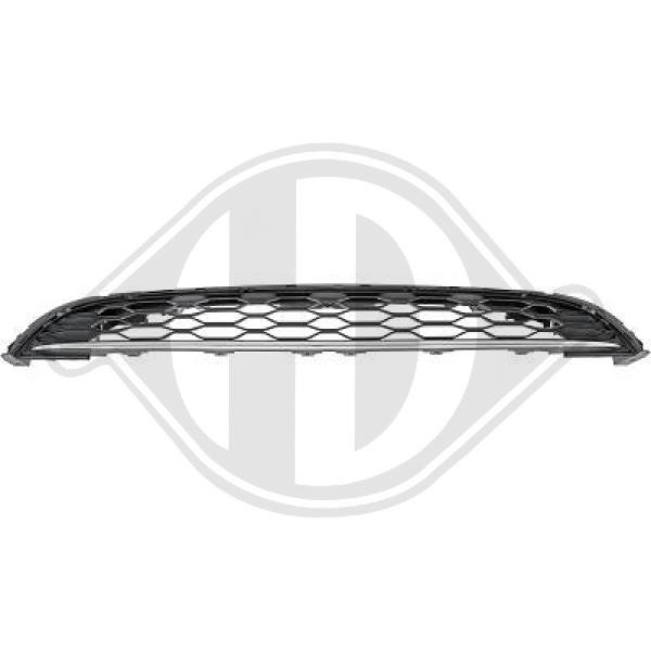 Diederichs KüHlergitter Passend FüR Mini Mini F56 F55 F57 Chrom/Schwarz-image