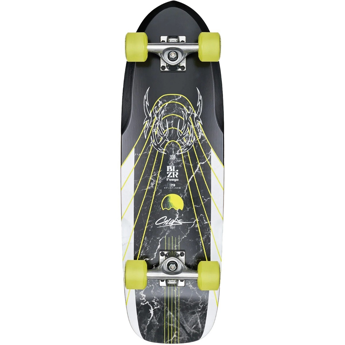 Globe Skateboards Blazer Fuego Cruiser Complete Skateboard - 8.75