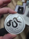 2013 Australia Year of the Snake 2oz .999 fine silver