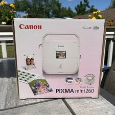 Canon Photo Printer PIXMA Mini 260 Quick Portable Photo Printing Bluetooth NOB