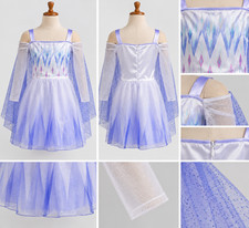 Disney Frozen 2 Elsa Deluxe Light-Up Kids' Halloween Costume Dress Medium 7-8