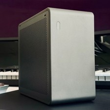 COOJ MQ5 ITX 5.6L PC Case 8MM Computer Mini Case Anode Surface Aluminum Alloy