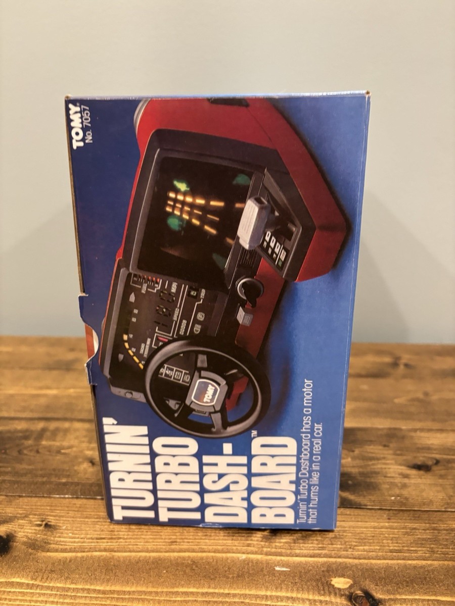 Tomy Turnin' Turbo Dashboard Driving Game ORIGINAL BOX Vintage