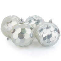 Weihnachtskugel Fischschuppe 12Er Set Kunststoff Christbaumkugel Weihnachten