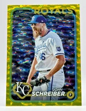 2024 Topps Update Yellow Ice John Schreiber #US60 - Royals