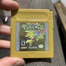 Pokemon Gold Version Nintendo Game Boy Color Authentic New Battery Tested Save