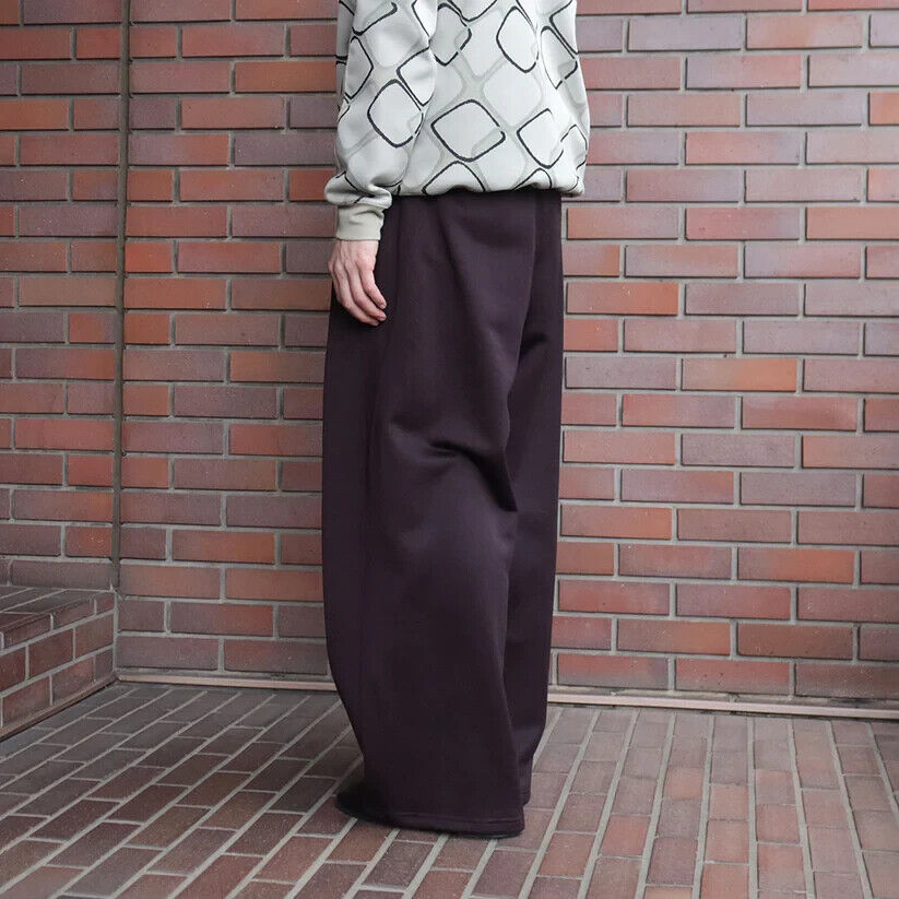 NEEDLES H.D. Sweat Pant - Bright Jersey Dk.PURPLE BLACK NEEDLES H.D. Sweat Pant - Bright Jersey Dk.PURPLE BLACK