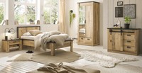Schlafzimmer Set 4-Teilig Used Wood Hell Und Anthrazit SchlafzimmermöBel Stove