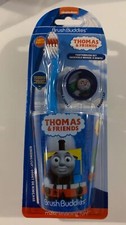 Thomas  Friends Brush Buddies Blue 3 Pcs Toothbrush Set Brand New IB: 3049