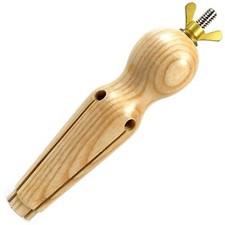 WOODEN RING CLAMP HOLDER BOTTOM SCREW JEWELLERS POLISHING TOOL VICE - TR562