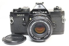 AS IS Pentax MX 35mm SLR Film Camera  SMC Pentax-M 50mm F/1.7 Lens From Japan