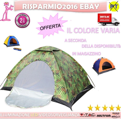 Tende da campeggio ed escursionismo 5 persone