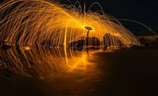 Digital Image Picture Photo Pic Wallpaper Background Standing On Rock Flame 4466