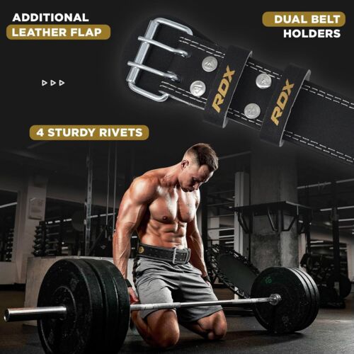 Weight Lifting Belt by RDX, Bodybuilding Lifting belt, Weight Lifting Belt Gym - Picture 9 of 32