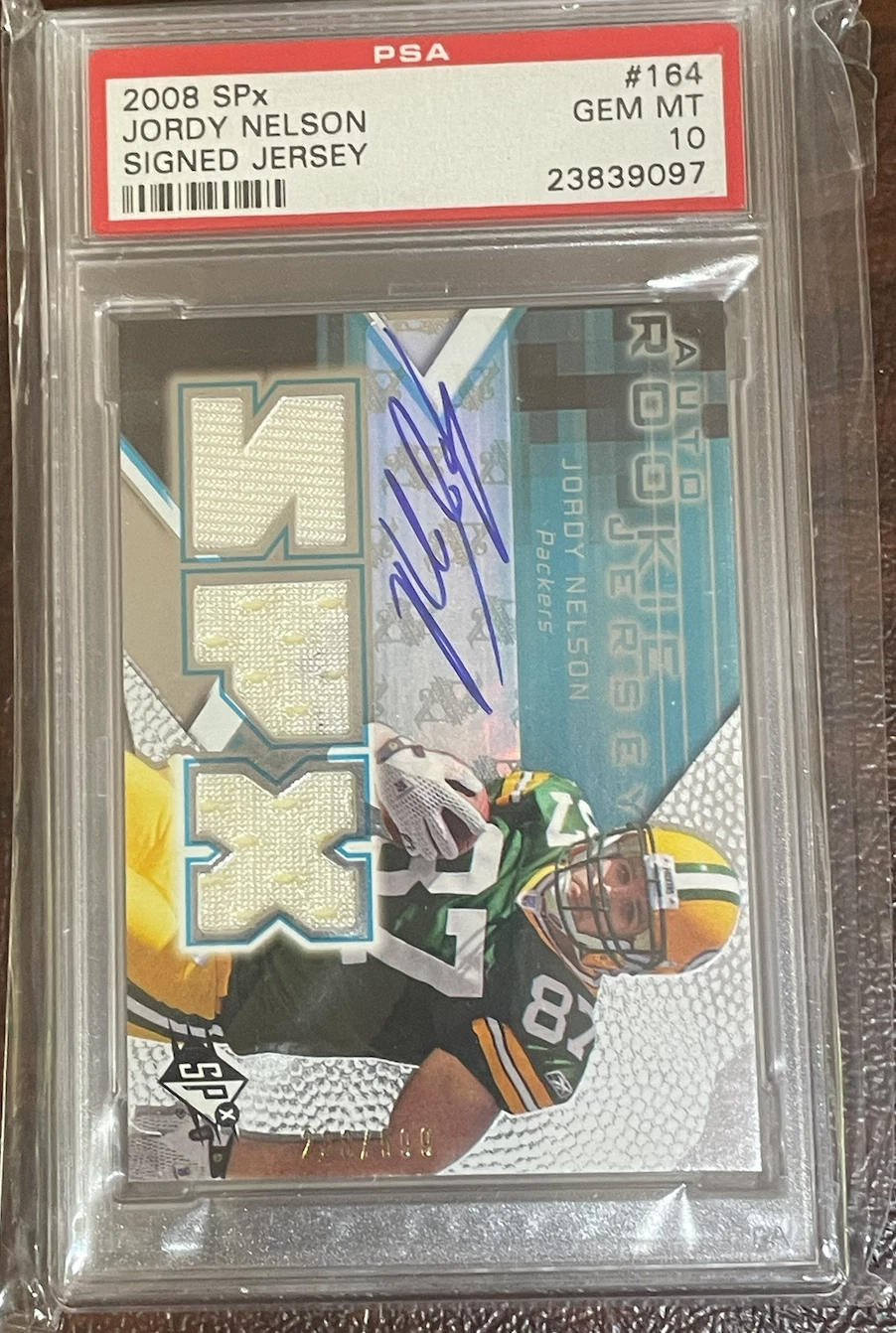 Jordy Nelson Spx #164 Signed Jersey
