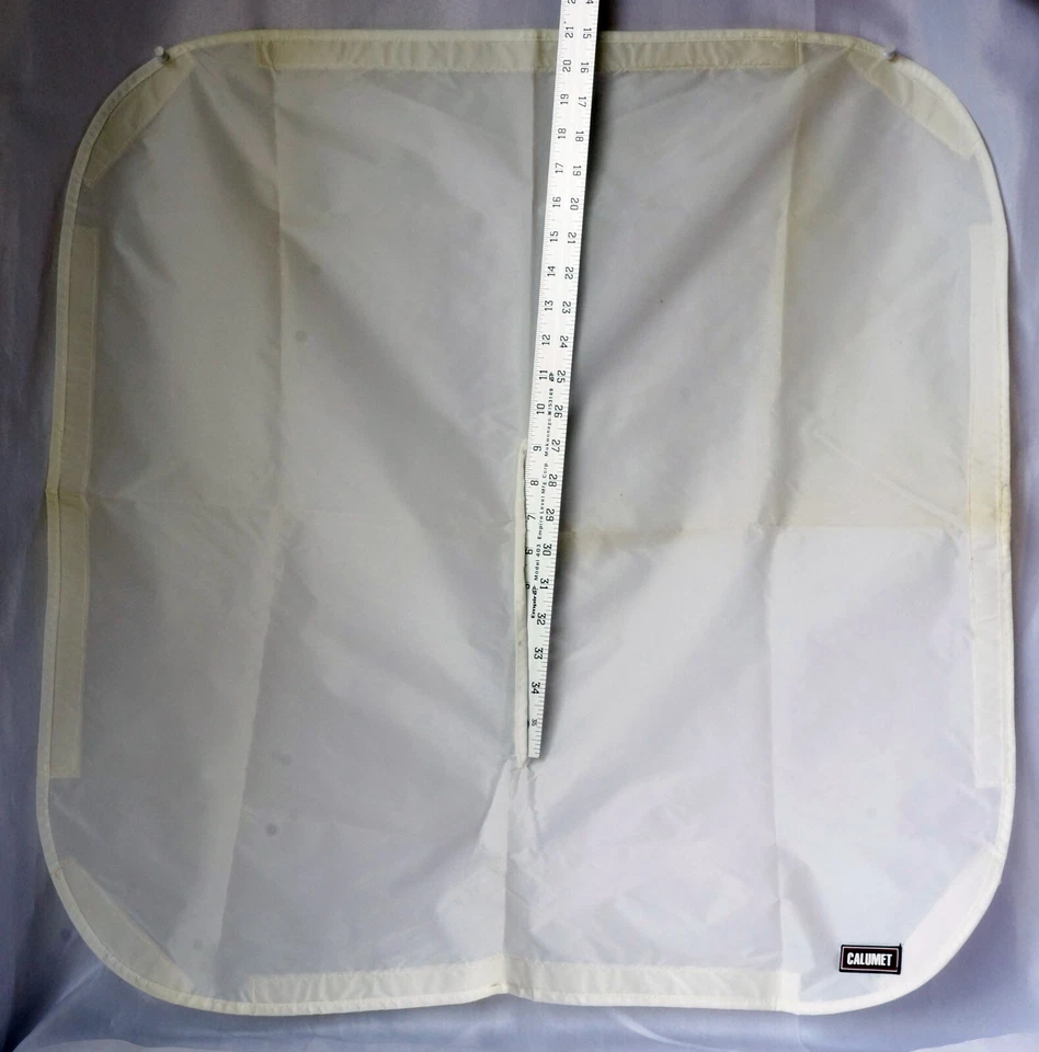 Vintage Calumet Diffusion Cloth Sheet for Small Medium Softbox 28x28"  - Image 4 of 4