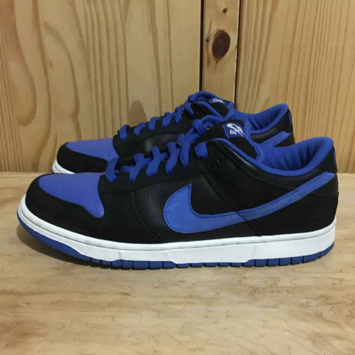 NIKE SB DUNK LOW PRO J PACK SIZE 10.5 ROYAL/BLACK PINK BOX 2004 RARE JORDAN