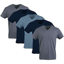 Gildan Men's V-neck T-shirts Multipack 