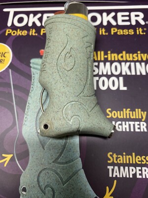 Toker Poker Lighter Sleeve Smoking Tool Bic - Hemp Plastic - Green  - New