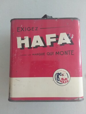HAFA LA MARQUE QUI MONTE TIN BOX 10 LITERS S.I.A.M.  BORDEAUX