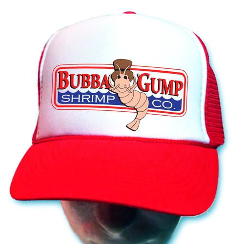 New Curved Bill Bubba Gump Shrimp Hat 