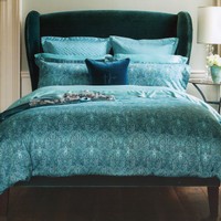 Henry Christy 1850 Alhambra Teal Blue Cotton Double Duvet Quilt Cover Bedding Henry Christy 1850 Alhambra Teal Blue Cotton Double Duvet Quilt Cover Bedding
