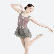 Revolution Sylvia Dance Costume Grey Rc24549 Child Size XXLC