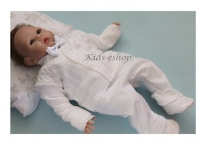 baby boy white christening cardigan