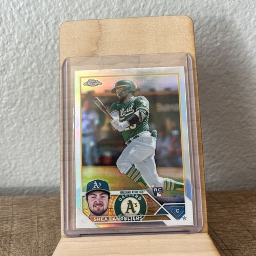 2023 Topps Chrome Shea Langeliers Rookie Refractor #175 Athletics