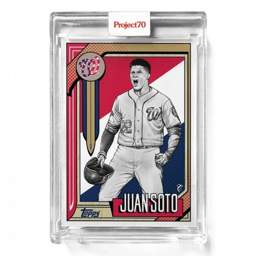 2021 Topps Project70® #544 🔥 1987 Juan Soto by Mister Cartoon 🔥  Nationals