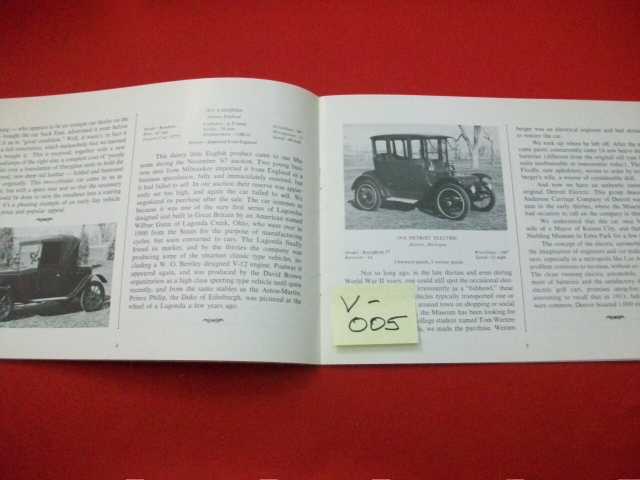 RIPPEY'S VETERAN CAR MUSEUMSECOND TIME AROUNDPEERLESS TO BENTLEY