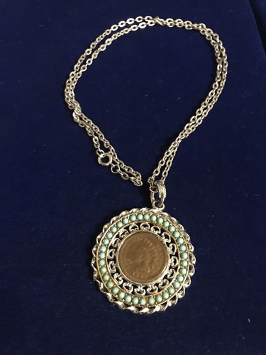 1895 INDIAN HEAD PENNY MEDALLION 