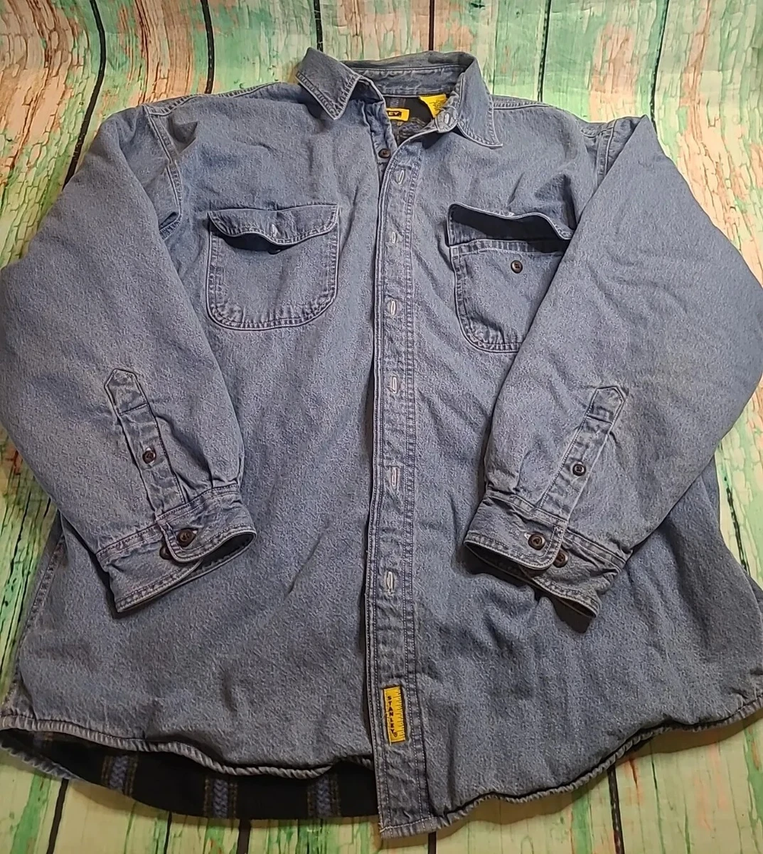 Share 142+ flannel lined denim shirt best noithatsi.vn