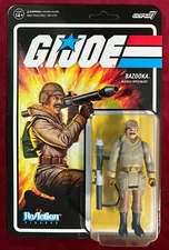 Super7 ReAction GI JOE BAZOOKA (Arctic) 3.75" Action Figure