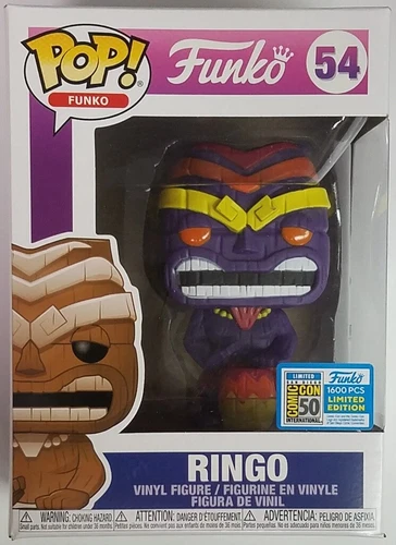 2019 SDCC Freaky Tiki Fundays Funko Pop LE 1600 Ringo #54 Spastik Plastik Figure