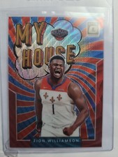 2021-22 Donruss Optic T-Mall Zion Williamson Asia Red Wave My House #10
