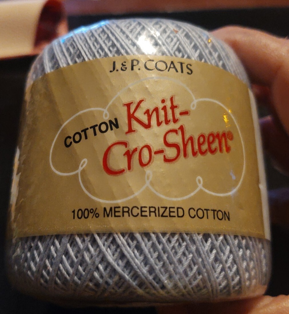 3+Knitcrosheen+Crochet+Cotton+Thread+150+Yds+EA+Sz+10+Color+25+Crystal+Blue for sale online eBay