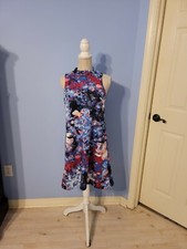 Belle Sky Size Small Dress Womens Purple Slee...