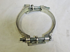 DIXON 675 Double Bolt Clamp w/ Saddles, Plated Iron, Includes Bolts & Nuts