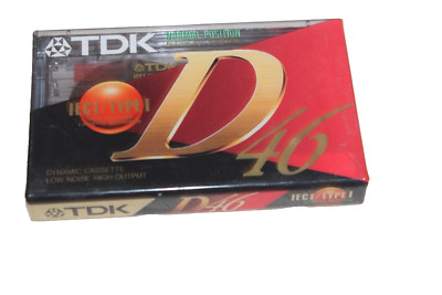 TDK D46 MC Musikkassetten Leerkassetten OVP original verschweißt neu