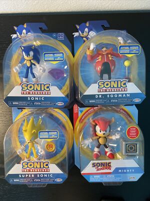 2020 JAKKS SEGA GO SONIC The Hedgehog SUPER SONIC/MIGHTY/EGGMAN Figure LOT/SET
