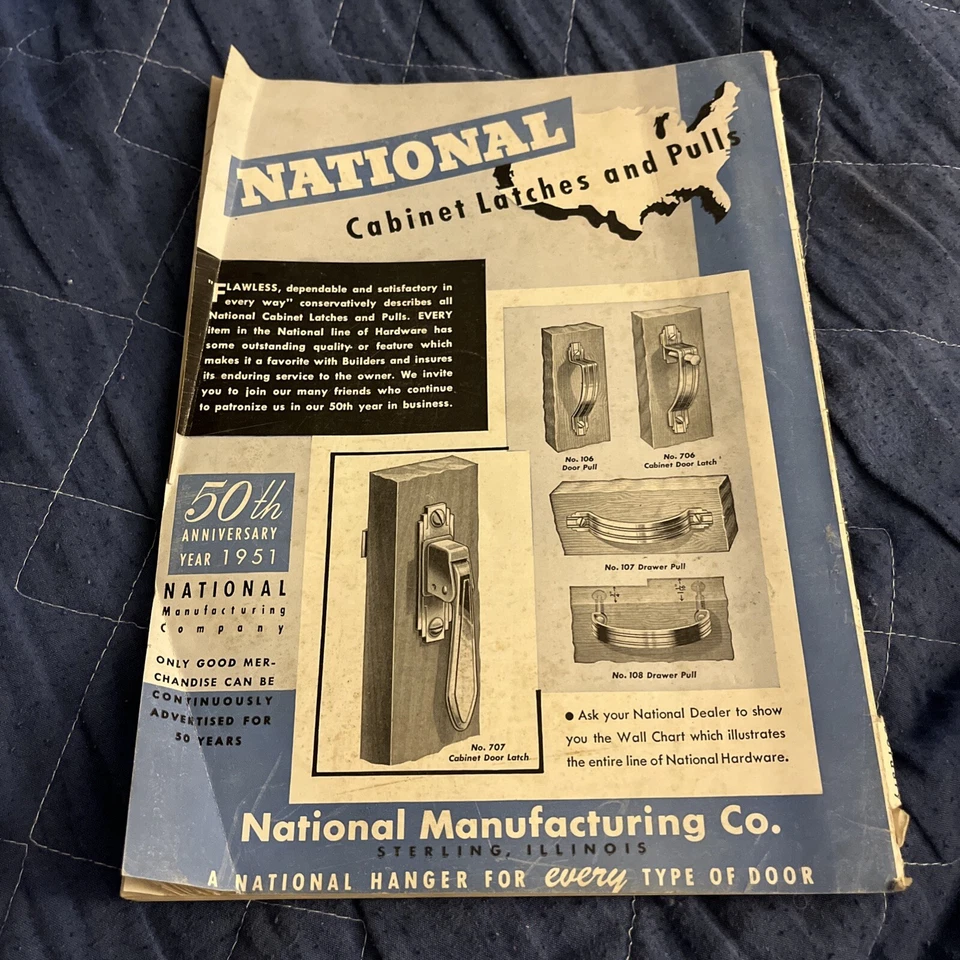 American Builder Magazine February 1951 Complete With Blueprints Foto 2 de 3
