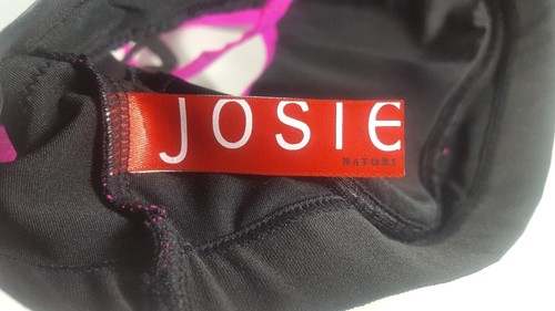 Neu Josie by Natori Amp'd Sport Cami schwarz pink Lightning BH 32 B/C - Bild 4 von 5