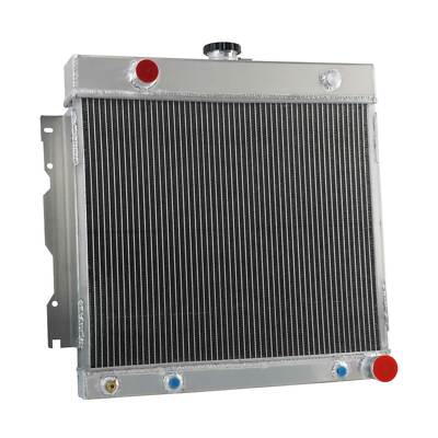 4 Rows Aluminum Radiator for 1970-1979 Dodge D/W 100 150 200 250 5.2L 5.9L NEW