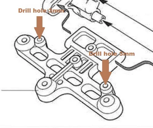 Aluminum Stabilizer Rod Set (F) for TAMIYA ORV Chassis Monster Beetle/Blackfoot - Bild 2 von 6