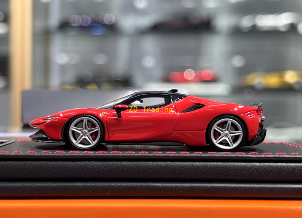 ZD U2 1:64 Red SF90 Stradale Coupe Hard Top Sports Model