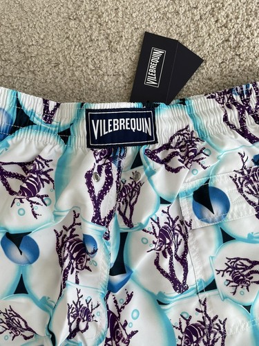 NWT Authentic Vilebrequin MOOREA Swim Trunks - OCEAN - MEN - MULTICOLOR - XL - Picture 9 of 10
