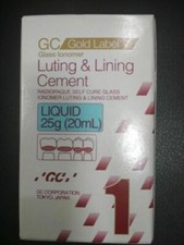 Dental GC FUJI 1 Luting  lining Cement Large Pack Liquid -25 gm