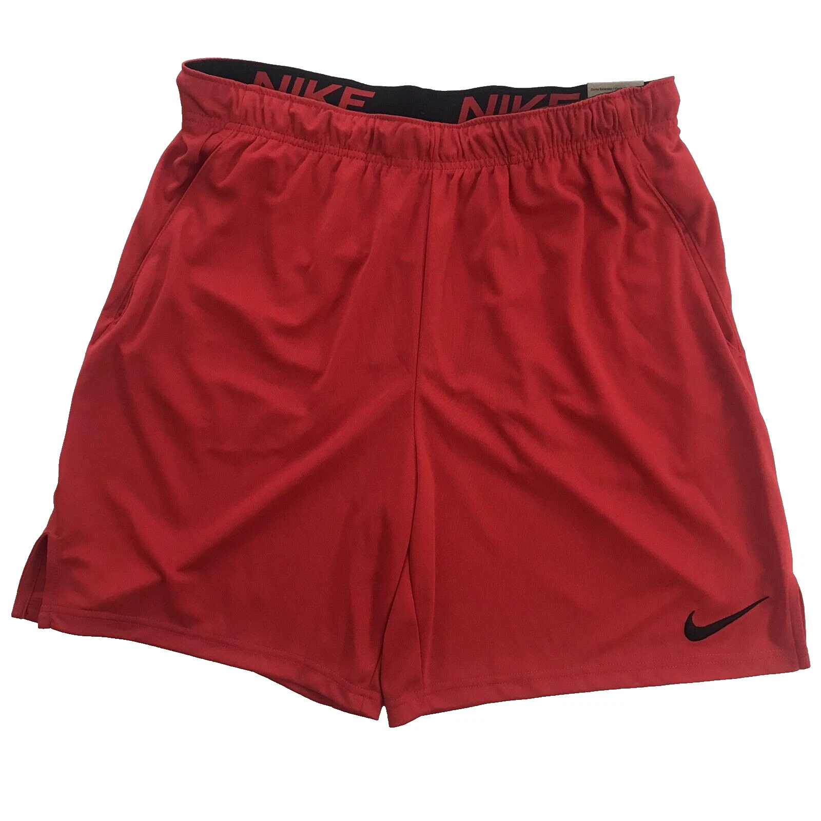 Nike Men Dri-Fit Knit Training Short 6.0 Unlined Red Size L